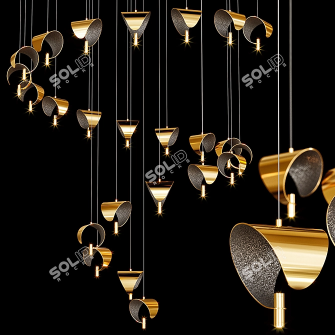 Modern Marchetti Lab Suspension Fixture 3D model image 11