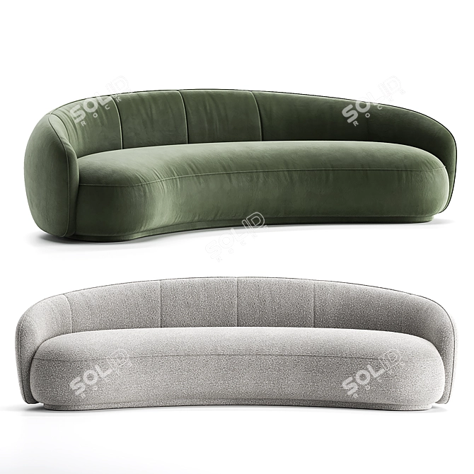 Modern Transformable Julep Sofa 3D model image 1