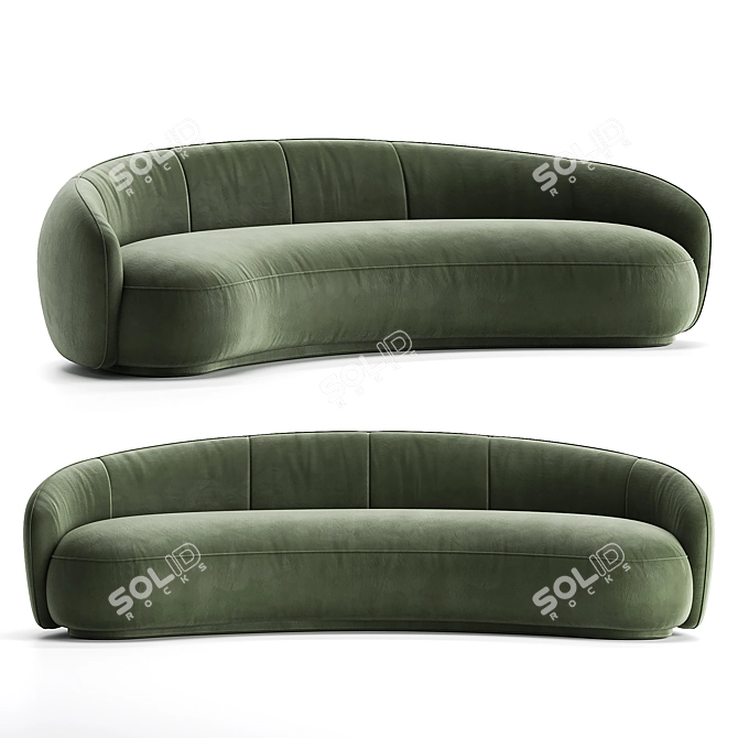 Modern Transformable Julep Sofa 3D model image 3