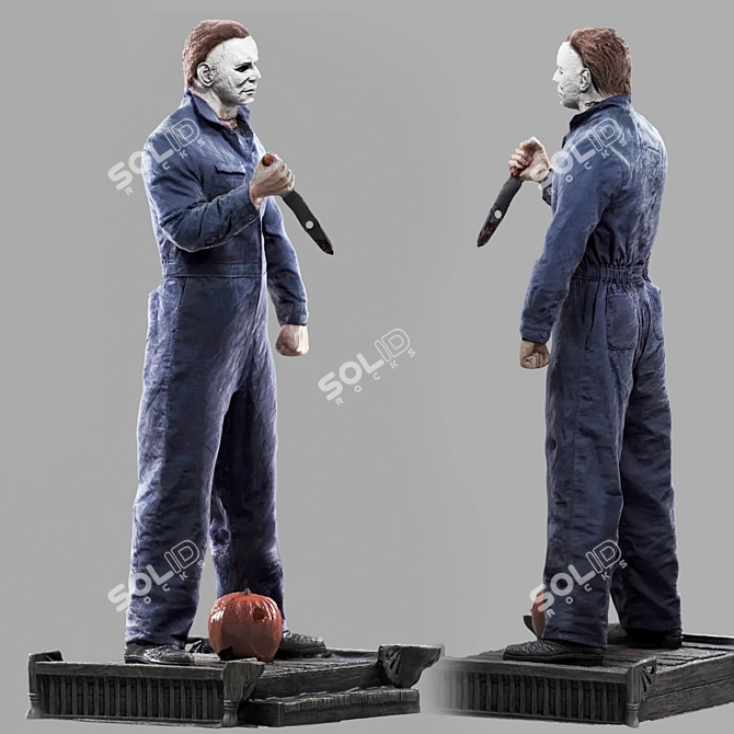 Premium Michael Myers Figure - Prime1Studio 3D model image 2