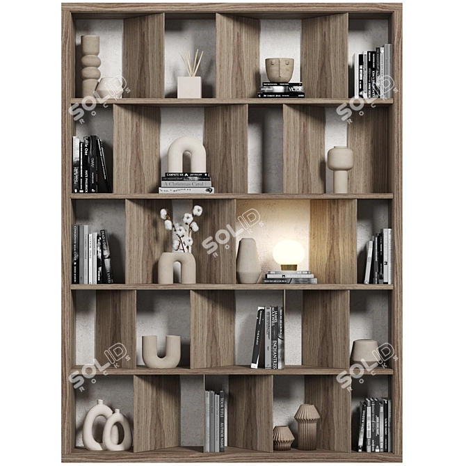 Versatile Modular Cabinet 3D Model 3D model image 1