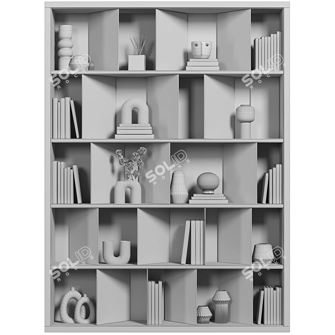 Versatile Modular Cabinet 3D Model 3D model image 4