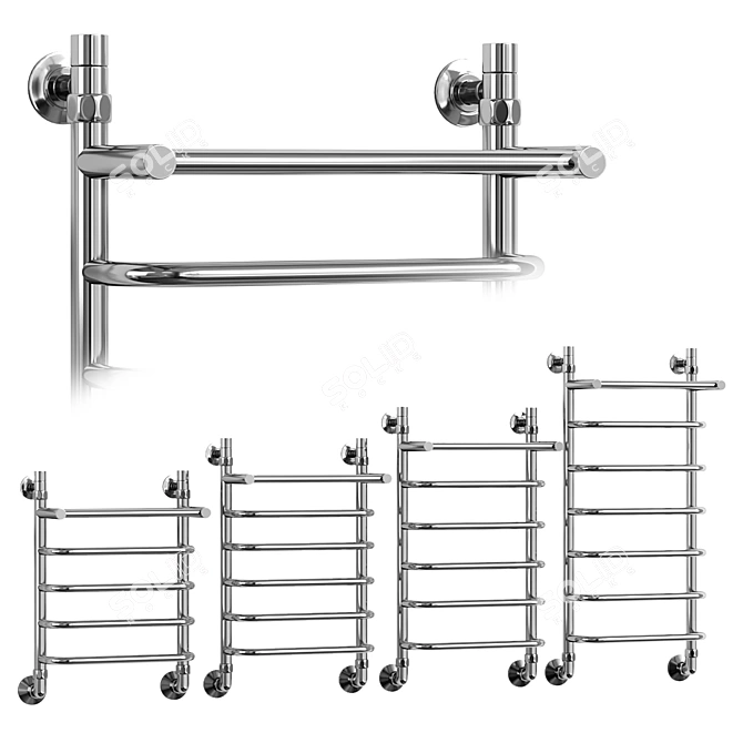 Aquanerzh Water Towel Rail Shelf 3D model image 2