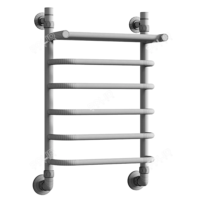 Aquanerzh Water Towel Rail Shelf 3D model image 4