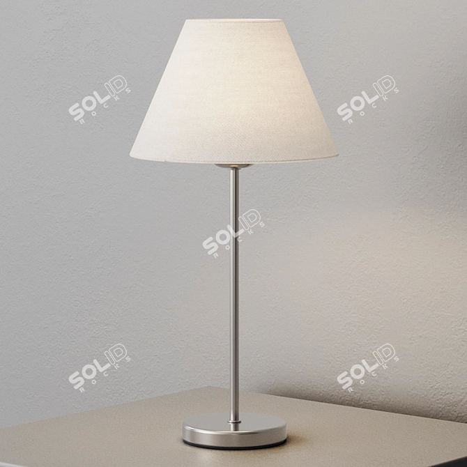 Modern Metal Table Lamp NIDIA 3D model image 6