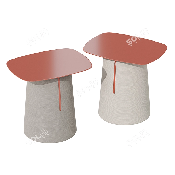 Pimar Piro Stone Furniture 3D model image 3