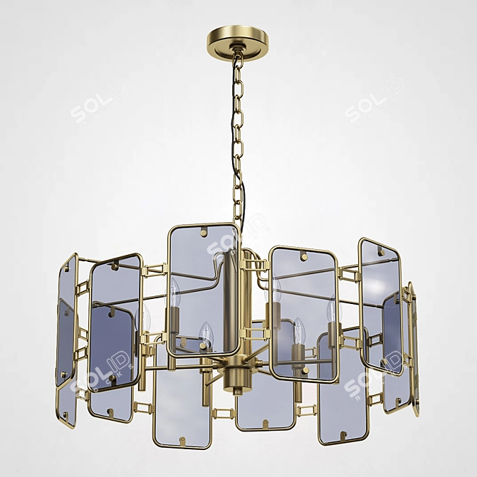 Title: ImperiumLoft Pendant Chandelier - MONS 3D model image 2