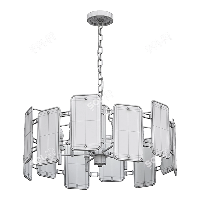 Title: ImperiumLoft Pendant Chandelier - MONS 3D model image 3