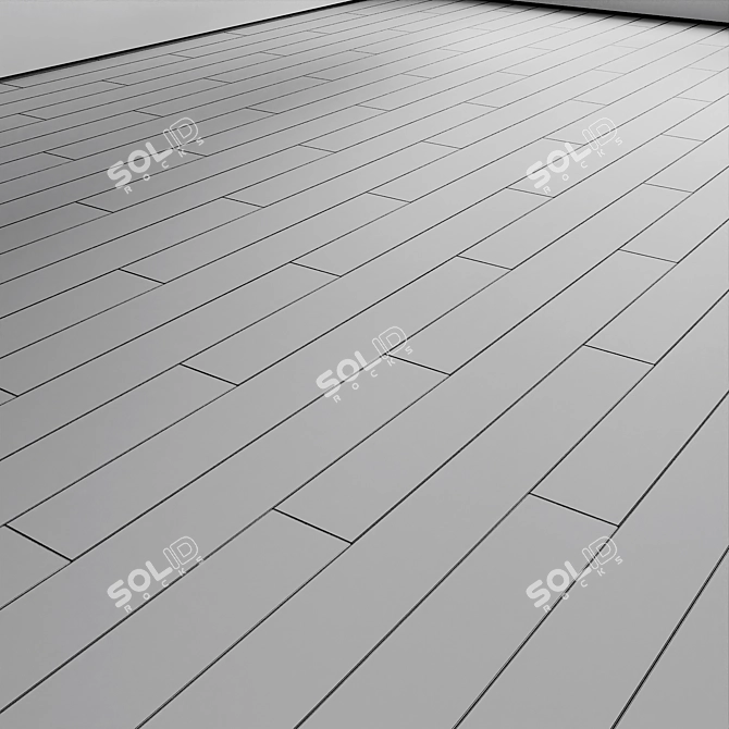 White Oak Andante Vray Material 3D model image 11