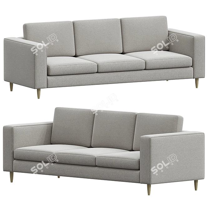 Personalised Comfort INDIVI Sofa 3D model image 1