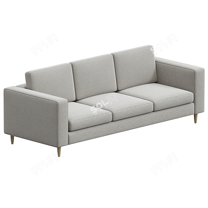 Personalised Comfort INDIVI Sofa 3D model image 2