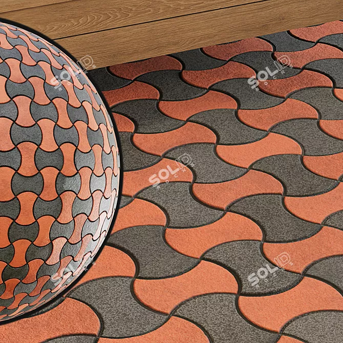 Lush Garden PBR Textures Vol02 3D model image 2