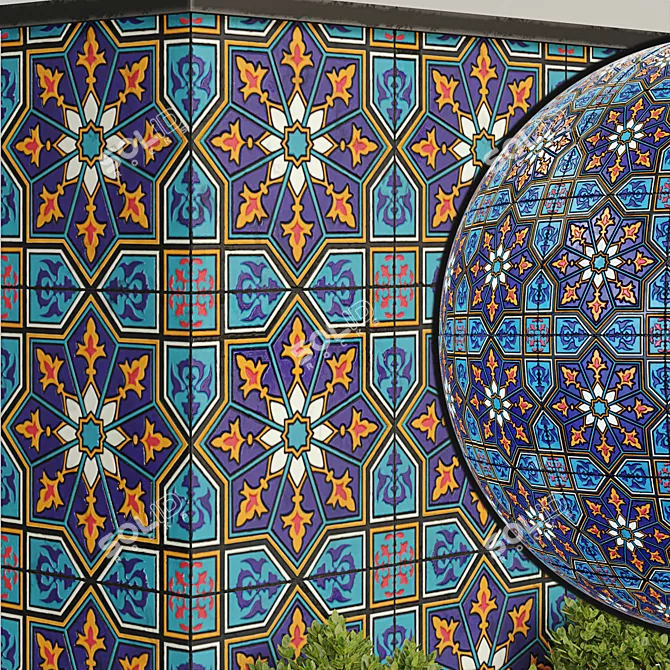 Lush Garden PBR Textures Vol02 3D model image 3