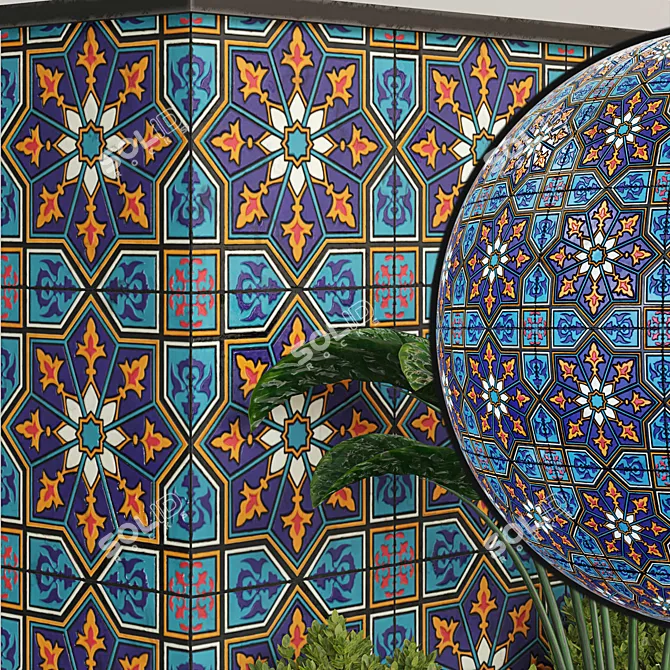 Lush Garden PBR Textures Vol02 3D model image 12