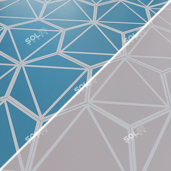 DNA FANCY Wave Lines 20x23cm 3D model image 4