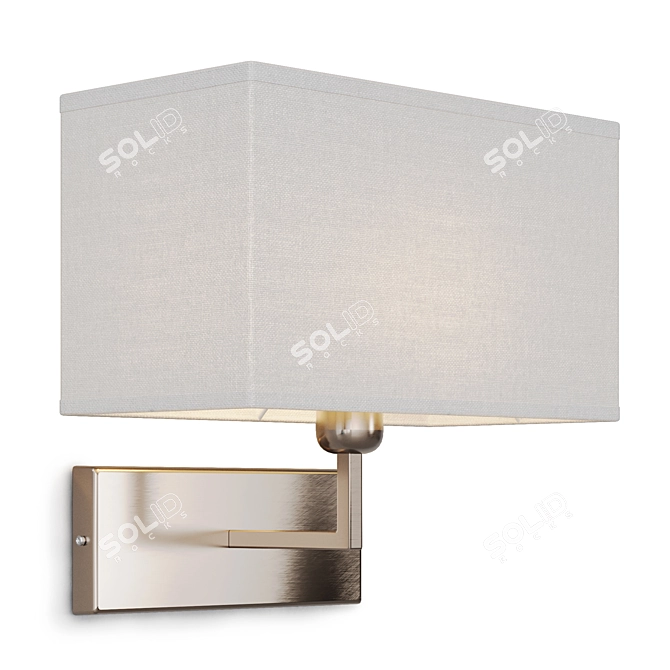 Modern Metal Wall Sconce Illuminate 3D model image 3