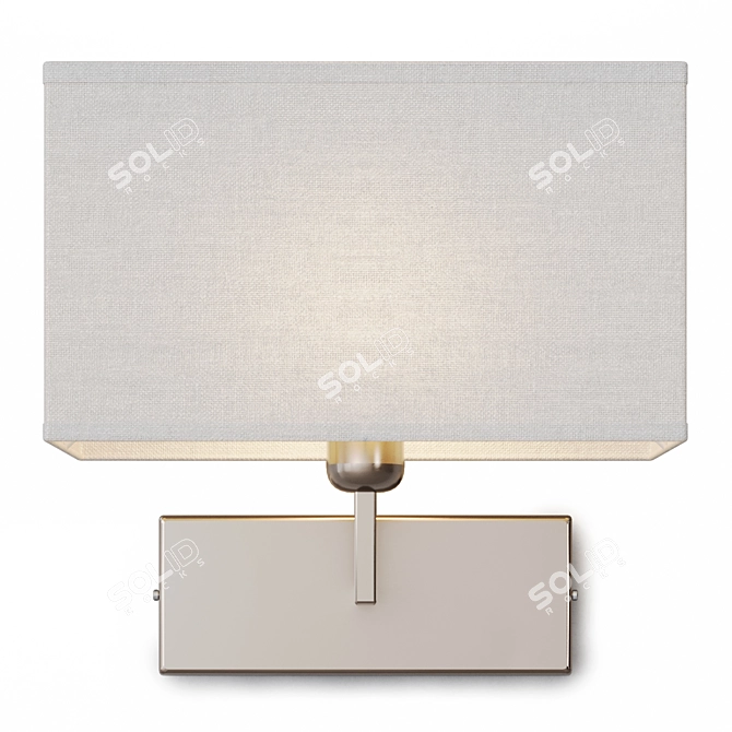 Modern Metal Wall Sconce Illuminate 3D model image 4