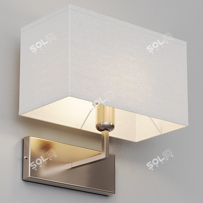 Modern Metal Wall Sconce Illuminate 3D model image 6