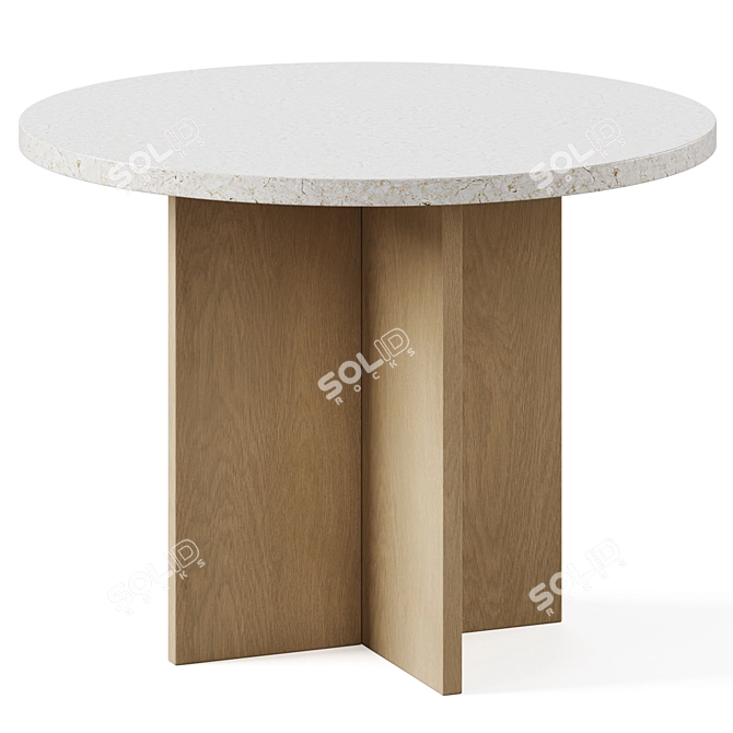 Cazarina Rozberg Hepner Side Tables 3D model image 3