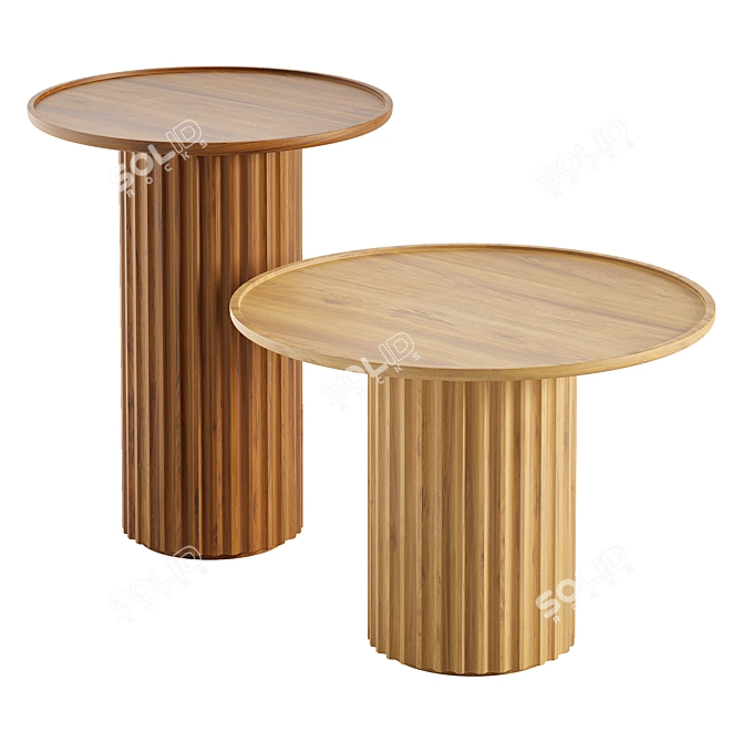 Italian Design CAPITELLO Table Configuration 3D model image 3