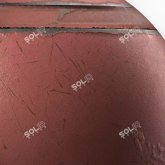 Golden Metal Panels Wall Decor 3D model image 3