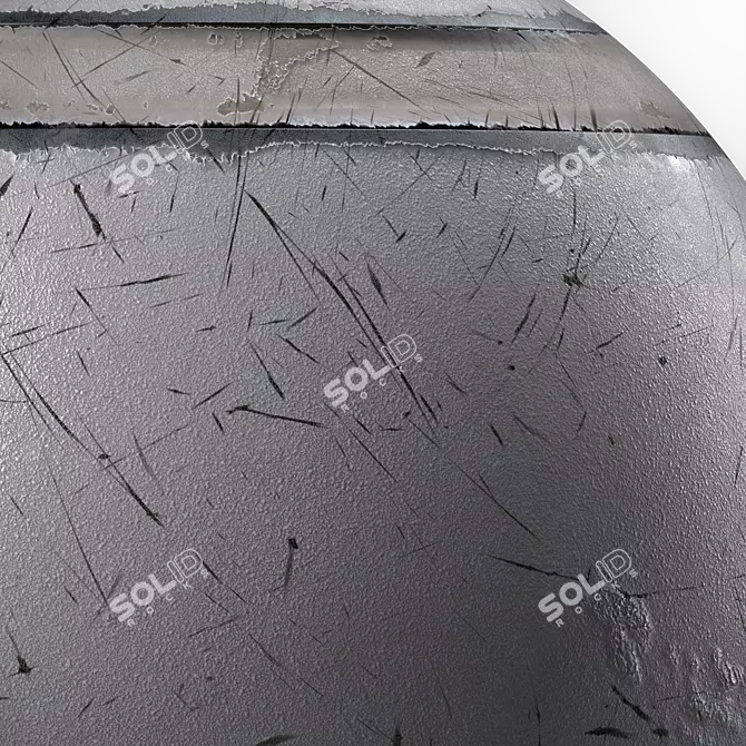 Golden Metal Panels Wall Decor 3D model image 7