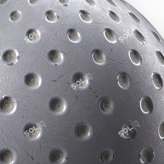 Gilded Metal Panel Texture 4k 3D model image 7