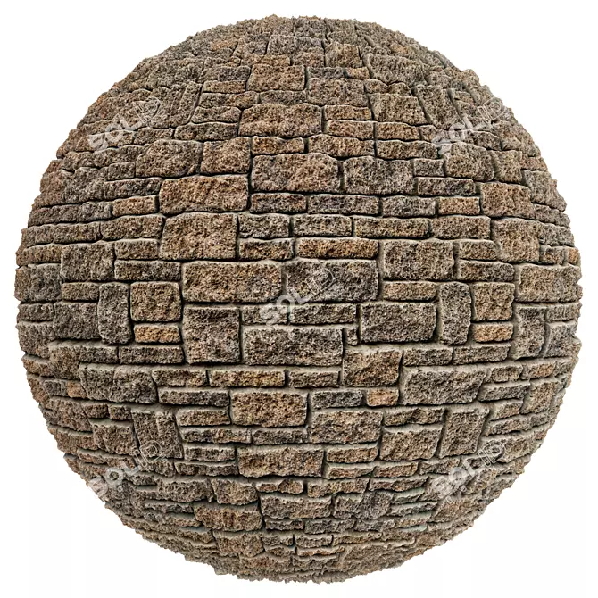  Stone Covering Texture Pack | Seamless 3D model image 4