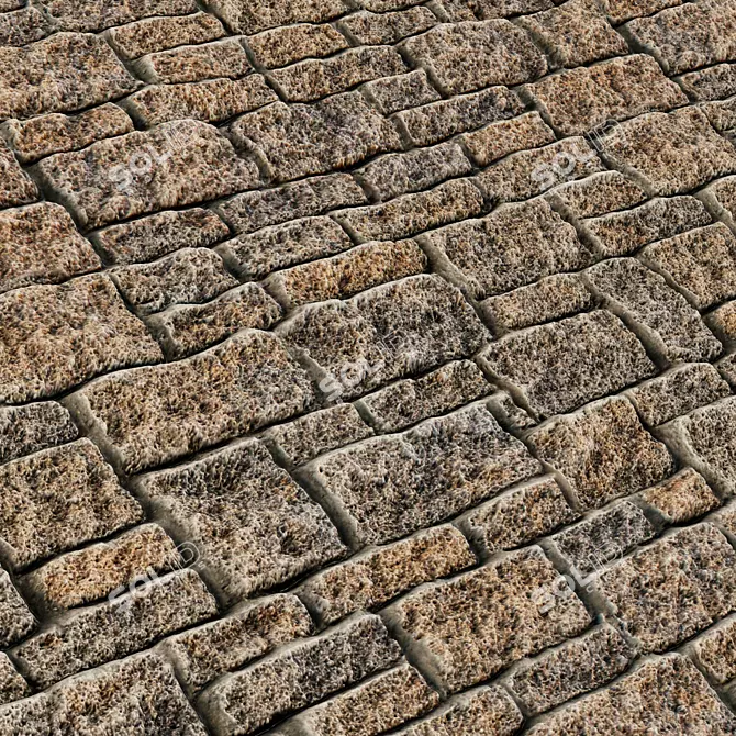  Stone Covering Texture Pack | Seamless 3D model image 5