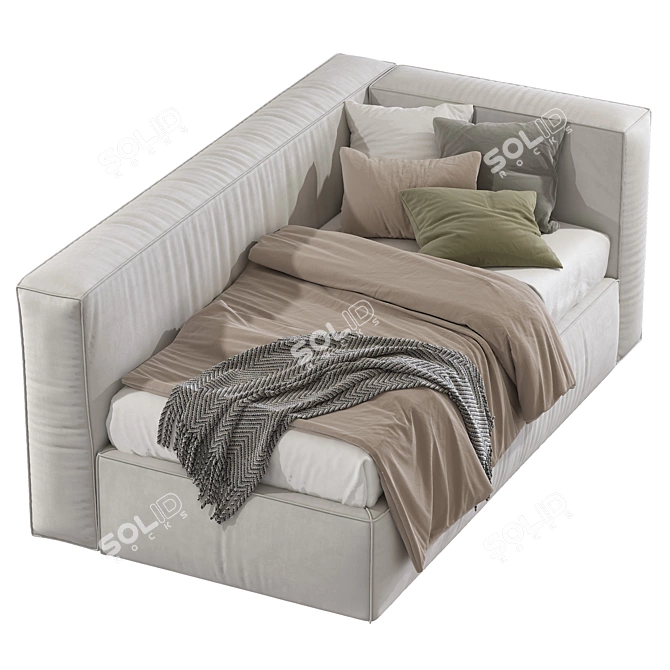 Convertible Sofa Bed Hill S 3D model image 3