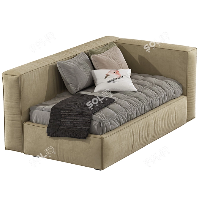 Convertible Sofa Bed Hill S 3D model image 4