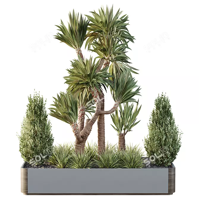 Outdoor Garden Box 3D Models 3D model image 2