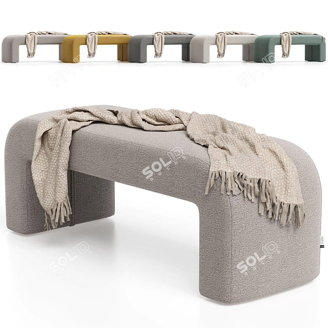 Rint Bench by Divan.ru 3D model image 7