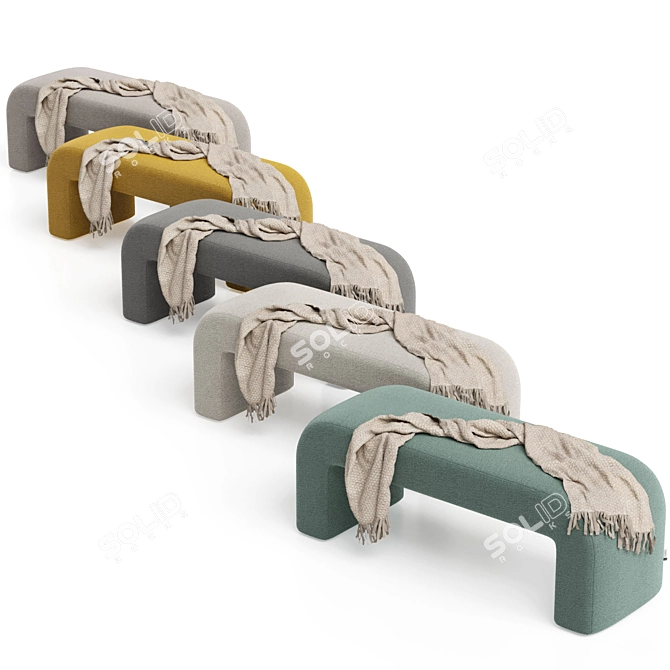 Rint Bench by Divan.ru 3D model image 8