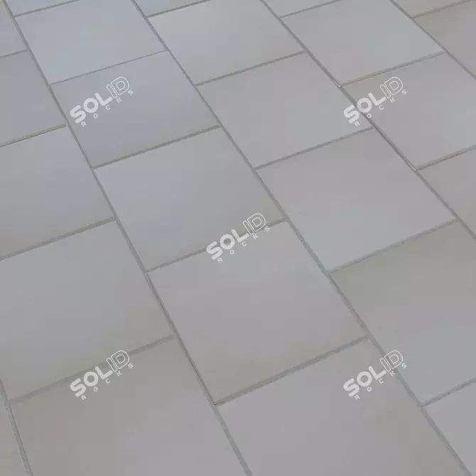 DNA Square Ceramic Tiles, 14x14cm 3D model image 2