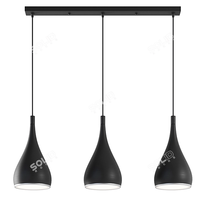 - Elvi Home Athena Pendant Lights 3D model image 2