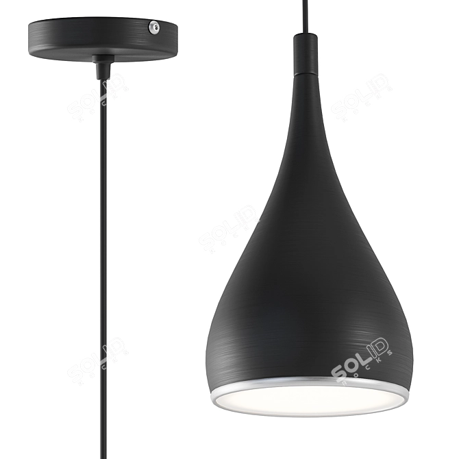 - Elvi Home Athena Pendant Lights 3D model image 3