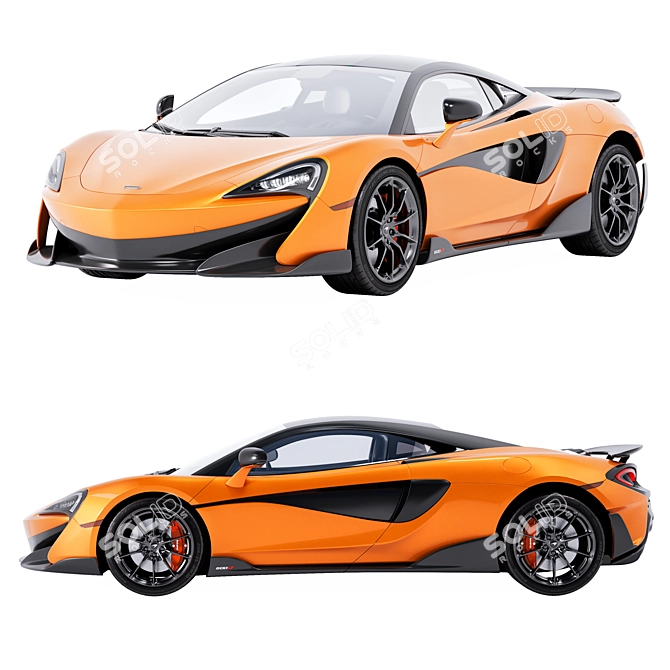 Ultimate McLaren 600LT 3D Model 3D model image 2