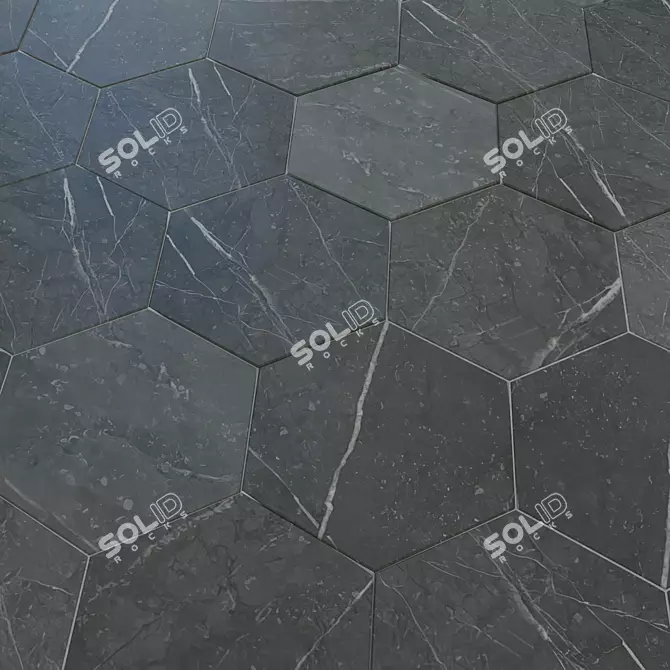 DNA Pietra Ceramic Tiles Set 3D model image 1