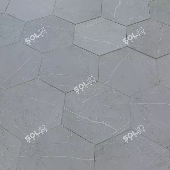 DNA Pietra Ceramic Tiles Set 3D model image 2