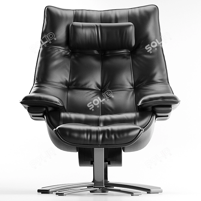 Natuzzi ReVive Quilted King Wing 3D model image 3