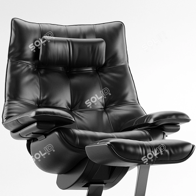 Natuzzi ReVive Quilted King Wing 3D model image 7