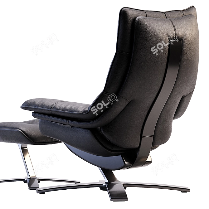 Natuzzi ReVive Quilted King Wing 3D model image 12