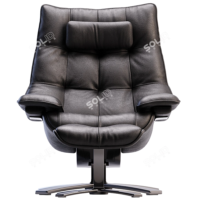 Natuzzi ReVive Quilted King Wing 3D model image 15