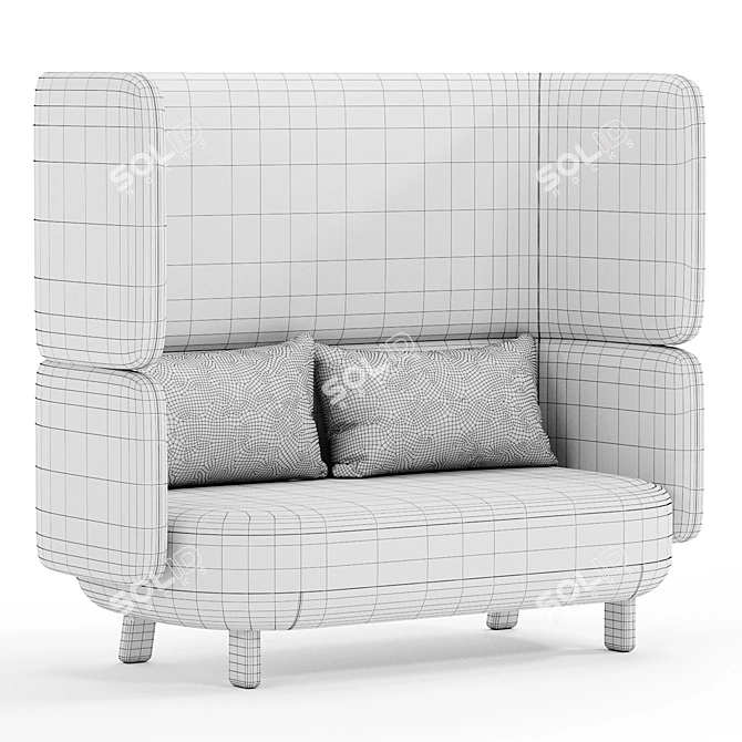 Cosmos Collection Sofa Set 3D model image 6