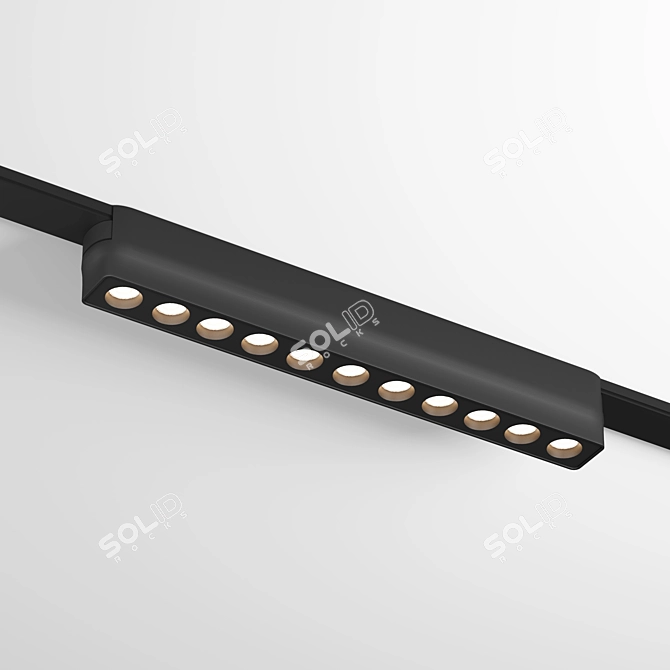 Magnetic Track LED Accent Light 3D model image 1