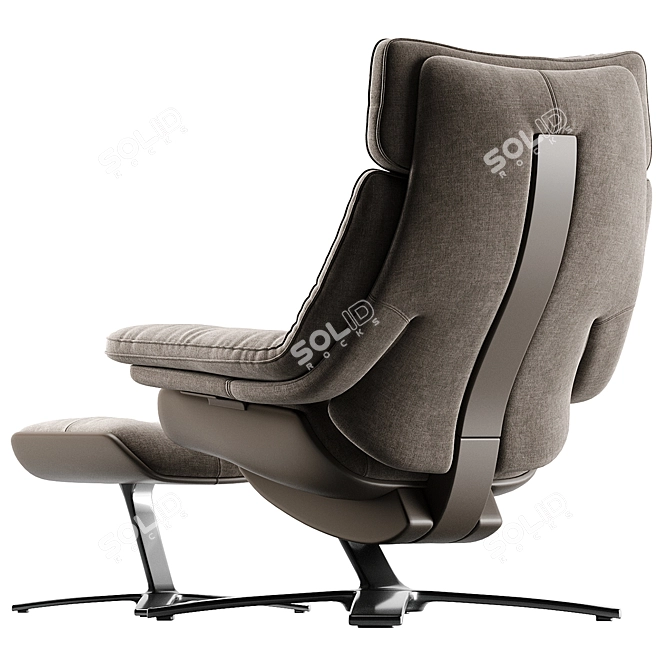  Natuzzi RE-VIVE Club KING 604K 3D model image 2