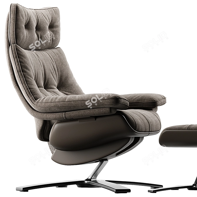  Natuzzi RE-VIVE Club KING 604K 3D model image 3