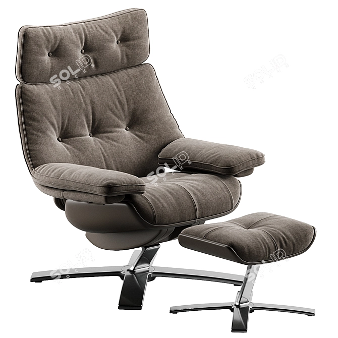  Natuzzi RE-VIVE Club KING 604K 3D model image 6