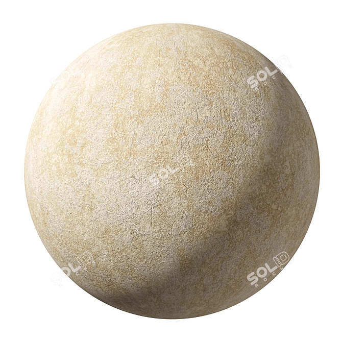 Seamless Plaster Texture Pack 3D model image 1